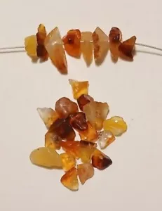 65 Carnelian Chip Beads, 5-10mm - Picture 1 of 1