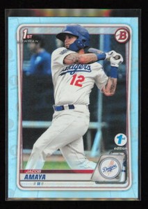 Jacob Amaya 2020 Bowman 1st Edition Sky Blue  #BFE-3 Los Angeles Dodgers