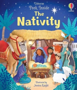 Usborne Peek Inside The Nativity Hardcover Board Book Christmas Jesus BRAND NEW - Imagen 1 de 1