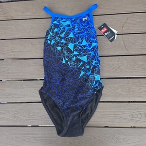 TYR Durafast Elite Damen Orion Diamondfit 1-Teiler Badeanzug Blau, Gr. 30 Neu - Bild 1 von 3