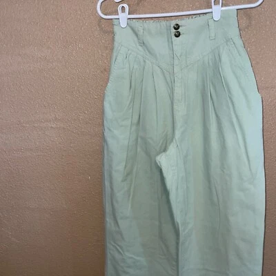 Cherokee Vintage Olivo Pants Womens 10 High Waist Cotton Pockets - Image 1 of 4