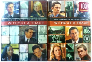 MEDIA - WITHOUT A TRACE - COMPLETE SEASONS 1 & 2, DVD SETS - NEW FACTORY SEALED - Imagen 1 de 3