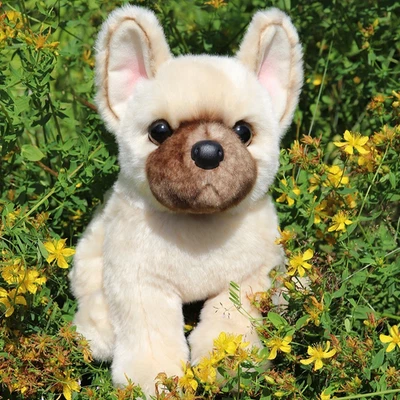 ✤ Nuevo DOUGLAS CUDDLE TOY Peluche FRENCH BULLDOG Crema Bronceado Perro Frenchie Foto 1 de 4