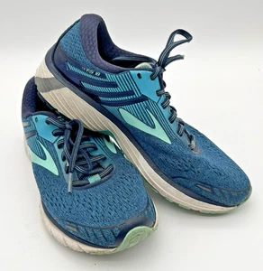 Brooks Adrenaline GTS 18 Running Stability Shoe Womens Size 9 Blue Sneakers - Picture 1 of 13