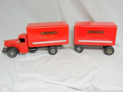 ФУРГОН ТОВАРОВ SMITH MILLER L MACK С ПРИЦЕПОМ ДЛЯ ЩЕНКОВ--EXC ОРИГИНАЛ ОСТАВШИЙСЯ В ЖИВЫХ--N/R-- - Изображение 1 из 4