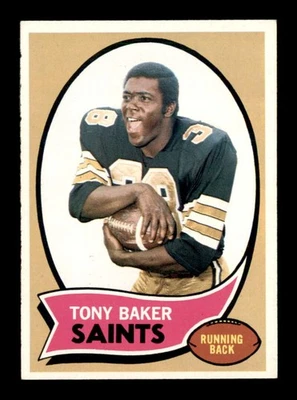 1970 Topps #243 Tony Baker FB RC NM/NM+ X3579463 - Image 1 of 3