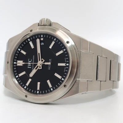 IWC Ingenieur Automático Esfera Negra Acero Inoxidable 40MM Fecha IW323902 Foto 1 de 4