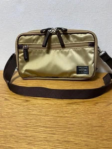Porter Plan 2Way Shoulder Bag Beige Used, Light Wear, No Major Damage - Picture 1 of 16