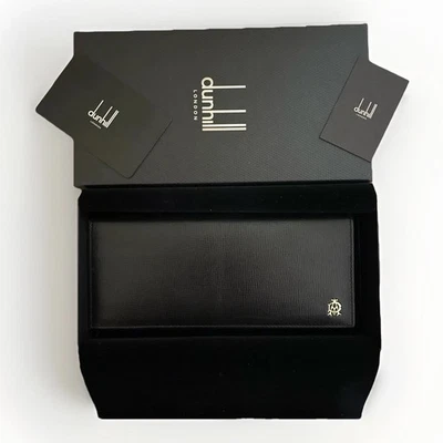NWT Dunhill Belgrave L2S810A Black Leather Coat Wallet, Men’s Luxury Card Holder - Image 1 of 4