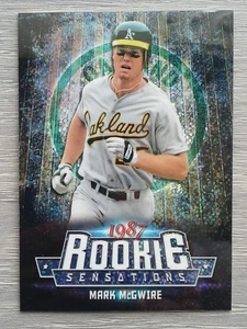 MARK McGWIRE SPARKLE ROOKIE SENSATIONS 2015 TOPPS CHROME UPDATE A'S - Picture 1 of 2