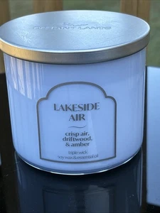 Lakeside Air 3 Docht Sojawachskerze ferne Länder knackige Luft ätherische Öle 14oz - Bild 1 von 9