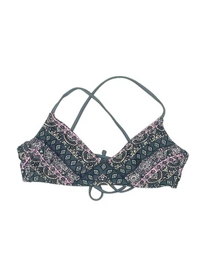 Blusa de banho feminina preta Xhilaration S - Imagem 1 de 2