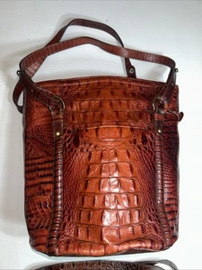 Borsa a tracolla vintage Brahmin Nicole in mattoni Melbourne - edizione 25° anniversario - Foto 1 di 8