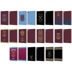 WEST HAM UNITED FC 125 YEAR ANNIVERSARY LEATHER BOOK WALLET CASE FOR APPLE iPAD - Picture 1 of 17