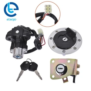 For Suzuki GSXR600 1997-2000 Ignition Switch Seat Gas Cap Lock Key Set - Picture 1 of 12