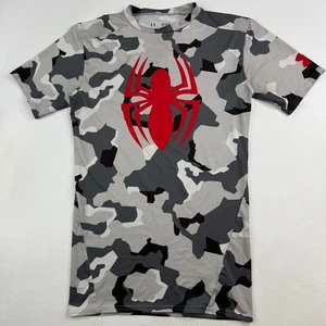Camisa Under Armour Alter Ego Para Hombres Compresión Gris Medio Camuflaje Spider-Man - Imagen 1 de 13