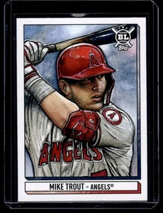 2021 Topps Big League Art of the Game Mike Trout Los Angeles Angels #ATG-MT - Picture 1 of 2