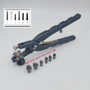 2&4&6mm 6-Shape Aluminum Leather Cutting Plier Watch Band Adjuster Strap Remover - Picture 1 of 7