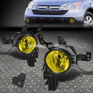 FOR 07-09 HONDA CRV FRONT BUMPER DRIVING FOG LIGHT REPLACEMENT LAMPS W/SWITCH - Picture 1 of 5
