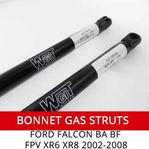 BONNET GAS STRUTS For FORD FALCON FAIRLANE BA BF FPV XR6 XR8 2002-2008 (2 x NEW) - Picture 1 of 3