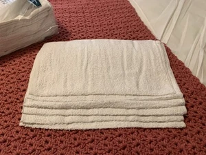 ❤️100% Cotton Shop Towels, White, 13 in x 17 in, 6 count Open Package - Picture 1 of 13