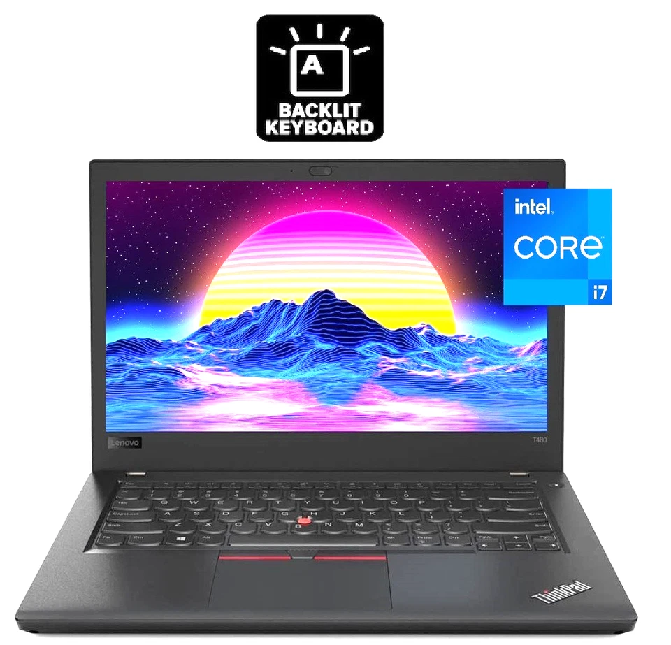 Portátil Lenovo ThinkPad 14: ¡i7-8650U! 16GB RAM! 512GB NVME SSD! Batería secundaria Foto 1 de 4