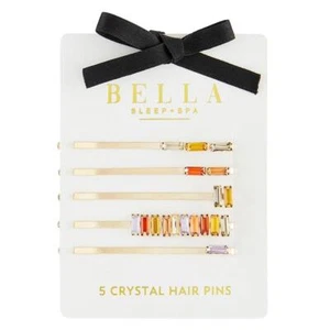 Neutral Rhinestone Bobby Pins Size 3in W x 4in H Pack of 2 - Picture 1 of 3