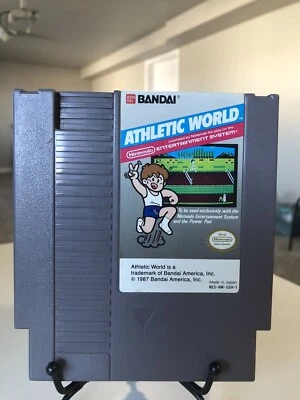 Bandai Athletic World NES 1987 Track And Field Sports Game Retro Nintendo - Photo 1/4