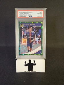 2018 Kylian Mbappe PSG Panini Donruss Green Press Proof PSA 10 - Print Run /250 - Picture 1 of 2