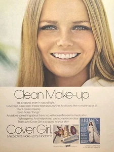 Portada Niña Cheryl Corbatas Limpio Medicado Maquillaje Vintage Impreso Anuncio 1970 - Imagen 1 de 4