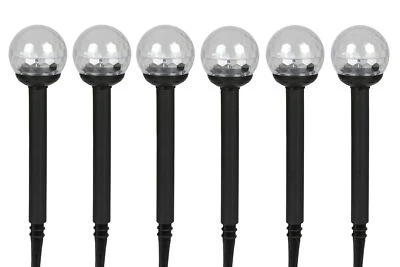 Solar-Gartenleuchte LED Farbwechsler 6er-Set Solarleuchte Gartenlampe Dekolampe - Bild 1 von 4