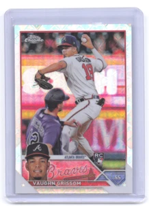 Logofrattore cromato Topps 2023 Vaughn Grissom Rookie - Foto 1 di 2