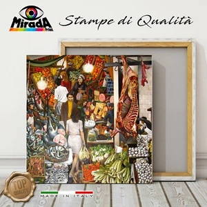 Nur Leinwand Renato Guttuso La Vucciria Markt Palermo Druck Canvas Pregio Kunst - Bild 1 von 1