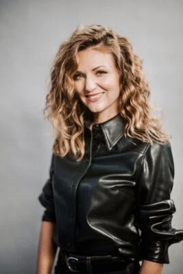 Real Leather Lambskin Handmade Black Women  Genuine Formal Shirt Stylish Casual - Image 1 of 4