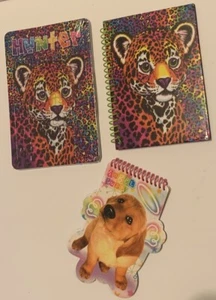 Lisa Frank Lot of 3 HUNTER 2014 3/pack Puzzle,Notebook+Angel Puppy Notepad READ - Picture 1 of 15