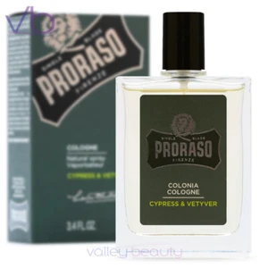 PRORASO Single Blade Cypress & Vetyver Eau De Cologne After Shave Spray For Men - Picture 1 of 3