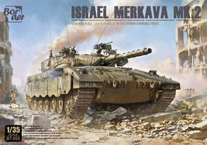 Border BT-055 1/35 Israel Merkava Mk.2 W/Full Interior &Workable Tracks Tank Kit - Picture 1 of 11