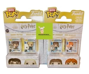 Funko BITTY POP Harry Potter Draco Malfoy Hermione Granger Ron Weasley **READ** - Picture 1 of 2