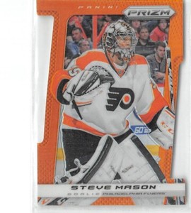 2013-14 Panini Prizm Prizms Orange Die Cut #77 Steve Mason /50