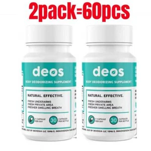DEOS Internal Deodorant Supplement Natural Chlorophyll Capsules for Odor]Control - Bild 1 von 8