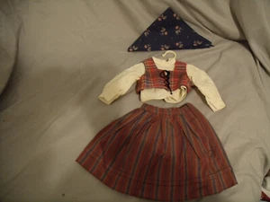 Pleasant Company Kirsten's Swedish Dirndl & Kerchief - Picture 1 of 10