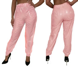 PVC Jogginghose Schwitzhose Saunahose 20019 Rosa-Lack - Bild 1 von 1