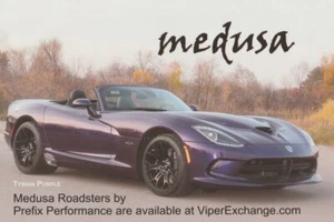 2014 PREFIX PERFORMANCE Medusa Dodge Viper + Minotaur Dodge Ram SEMA Info Card - Picture 1 of 2