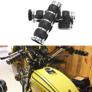 Motorcycle 1" 25mm Hand Grips Handlebars For Honda Goldwing GL 1000 1500 Custom - Picture 1 of 16