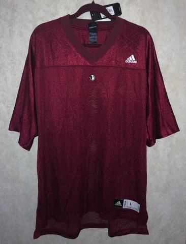ADIDAS Florida State University FSU Seminoles Garnet Football Jersey New Mens L Cover
