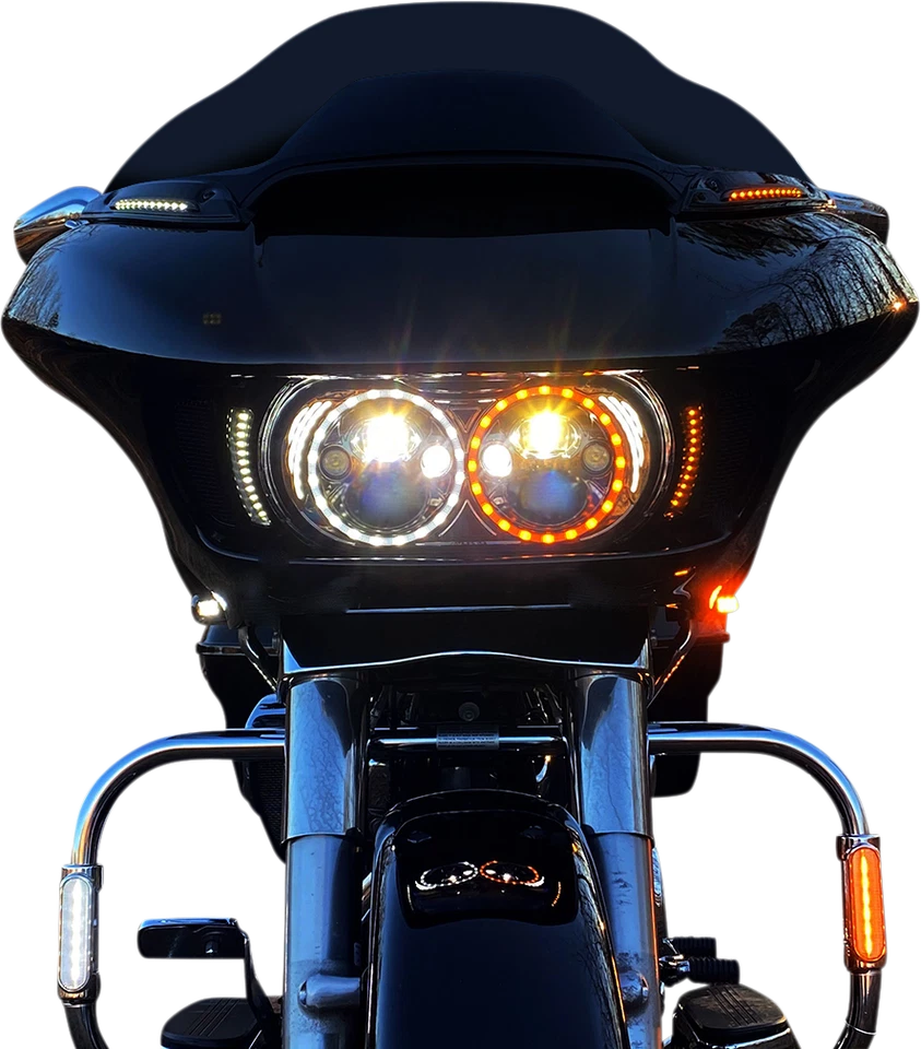 2015-2021 para Harley Road Glide Special FLTRXS seta FLTR preto brilhante - Imagem 1 de 1