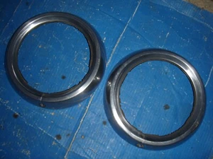 1953 1954 Pontiac 53 54 Starchief Chiefton head light bezels - Picture 1 of 11