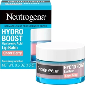 Neutrogena Hydro Boost Hyaluronic Acid Lip Balm Sherry Berry New No Box 0.5 Oz - Picture 1 of 7