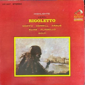 LP GIUSEPPE VERDI, ROBE Rigoletto (Highlight LSC2837 RCA Victor R US - Picture 1 of 1