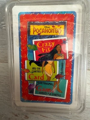 1995 Disney Pocahontas Crazy Fit Card Game Waddingtons Sealed New retro - Image 1 of 2